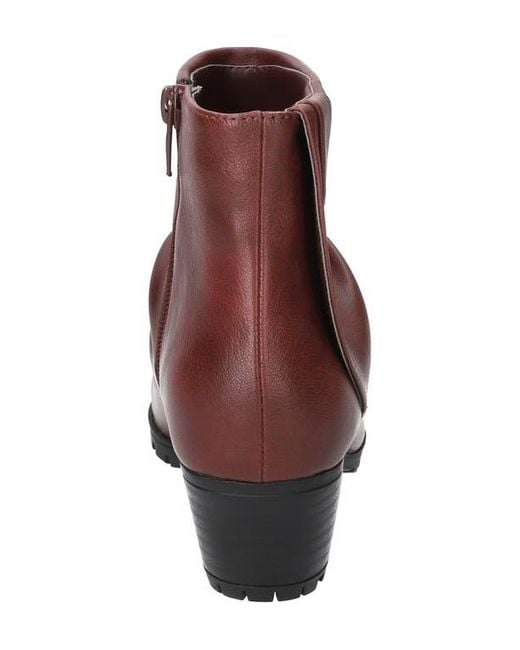 Easy Street Purple Ambrose Bootie