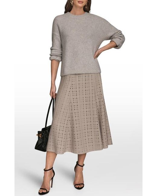 Donna Karan Gray Crewneck Sweater