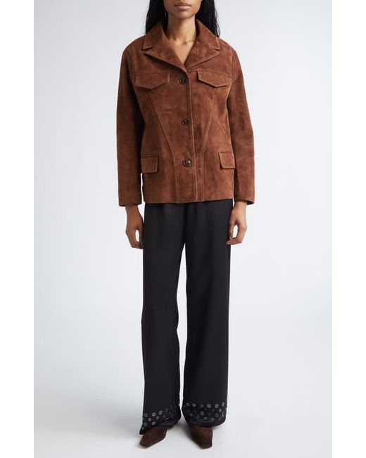 Siedres Brown Asean Suede Jacket