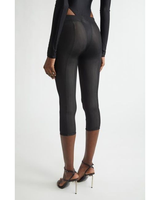 LAQUAN SMITH Black Solid Capris