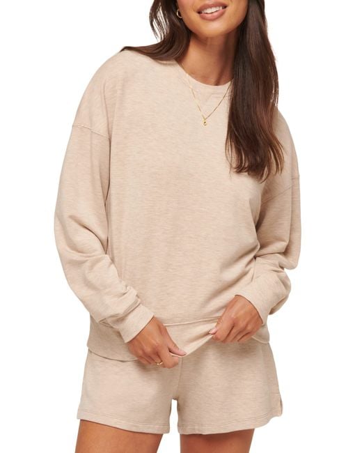 Travis Mathew Brown Cloud Sweatshirt