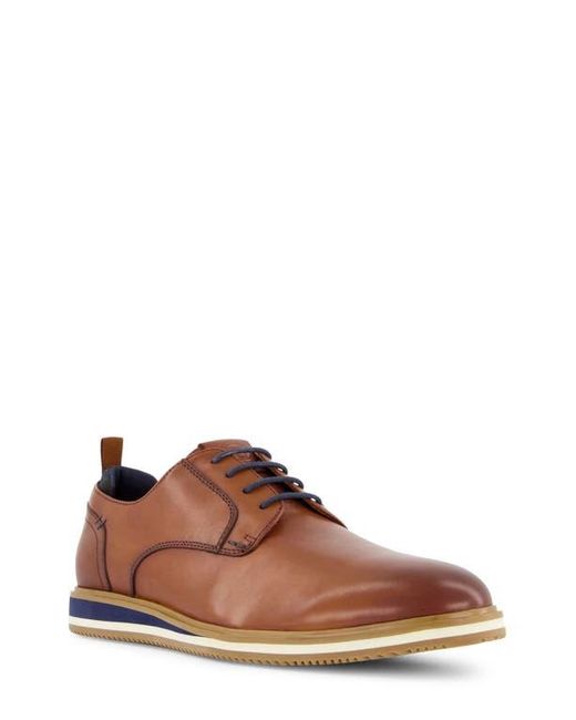 Dune Brown Bucatini Plain Toe Derby for men