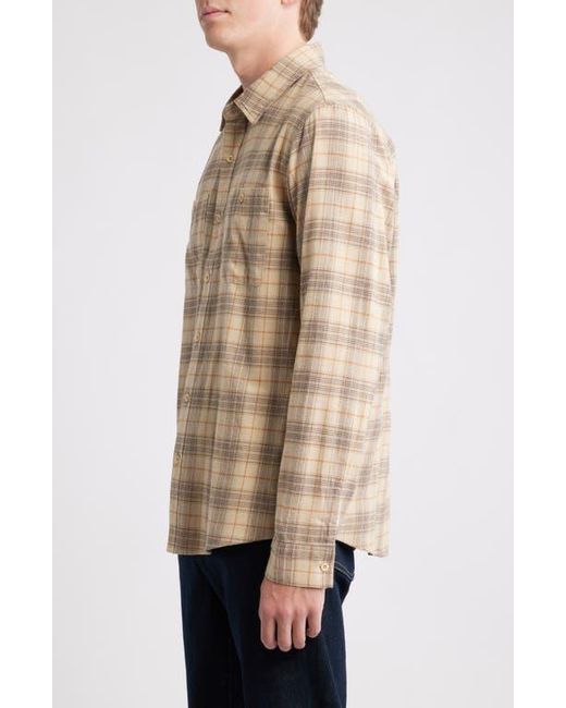 AG Jeans Natural Wayne Plaid Button-Up Work Shirt for men
