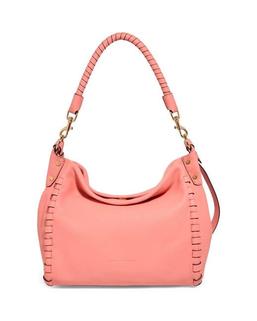 Aimee Kestenberg Pink Zen Leather Hobo