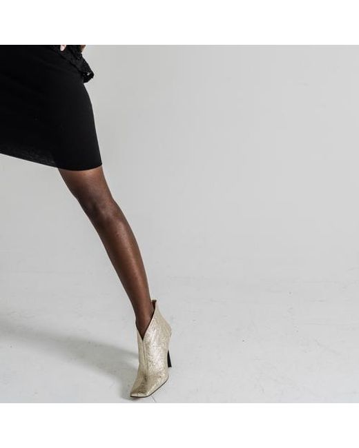 Tiannia Barnes Natural Sancy Ankle Bootie