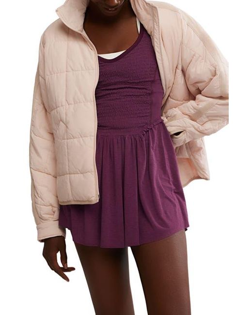 Free People Purple Fp Movement Pippa Packable Puffer Jacket