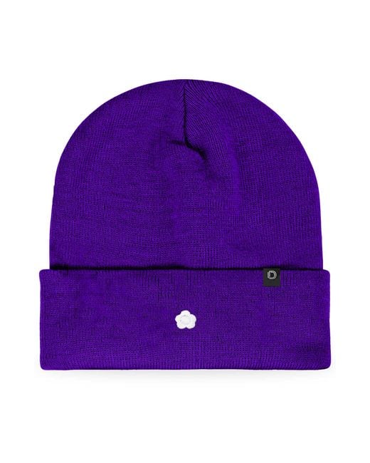 Alix Purple Lil Flower Beanie Cap