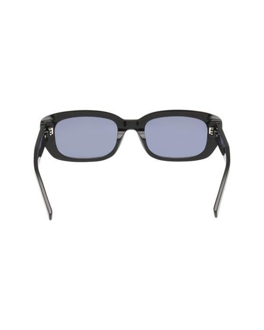Abercrombie & Fitch Blue 52Mm Rectangular Sunglasses