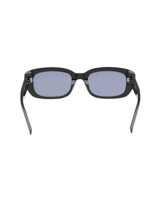 Abercrombie & Fitch Blue 52Mm Rectangular Sunglasses