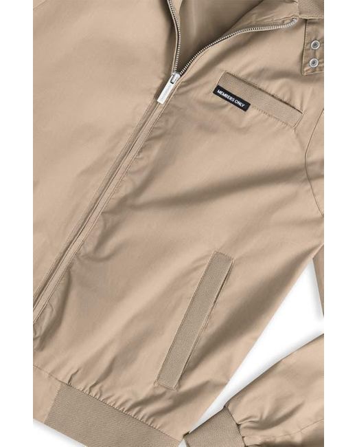 Members Only Green Classic Iconic Racer Jacket for men
