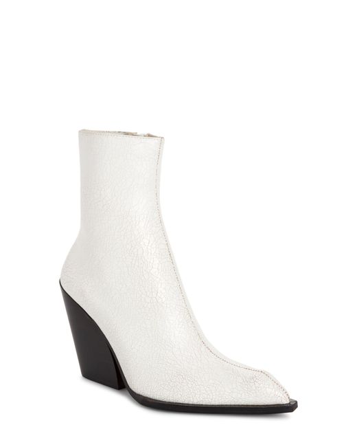 Jeffrey Campbell White Renegades Pointed Toe Western Boot