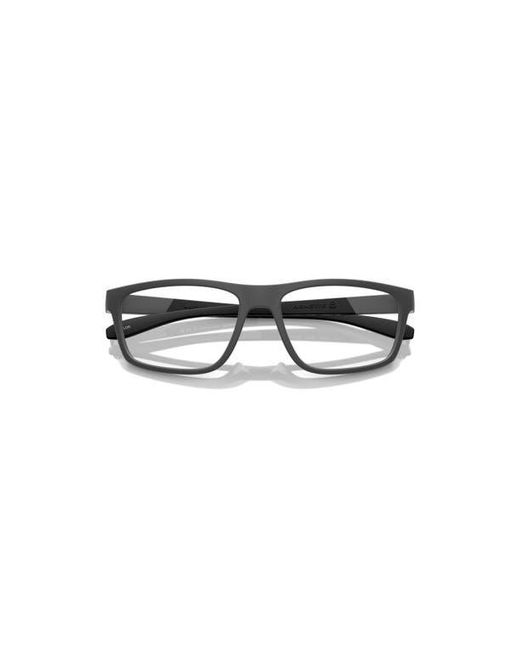 Arnette Gray 56Mm Rectangle Optical Glasses for men
