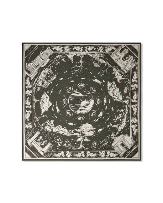 Mulberry Green Square Scarf