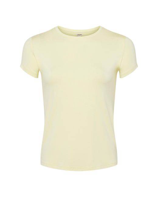 L'Agence Green Ressi Crewneck Short Sleeve T-shirt