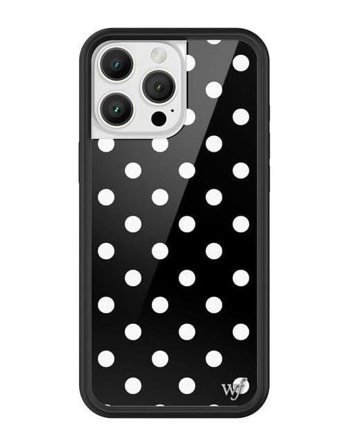 Wildflower Cases Black Polka Dot