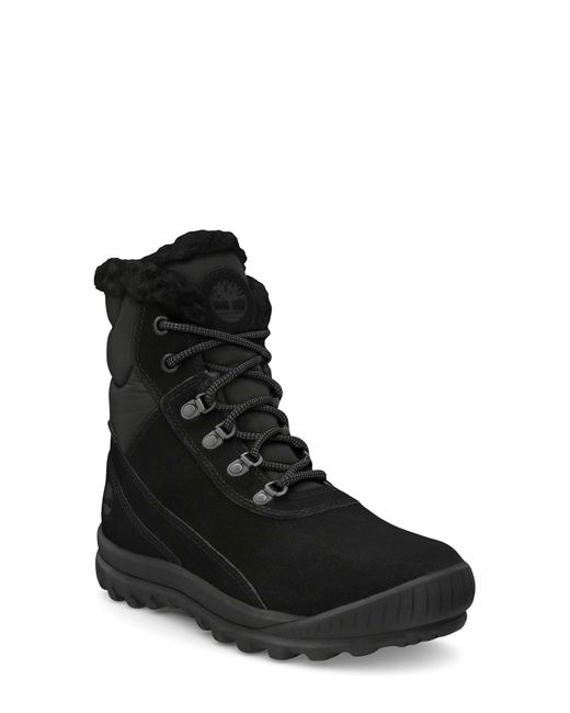 timberland mount hayes tall waterproof faux shearling lined boot