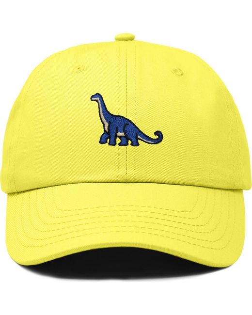 Alix Yellow Brachiosaurus Dad Cap for men