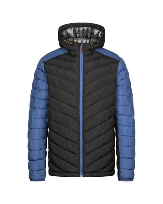 Trespass Blue Eriska Padded Jacket for men
