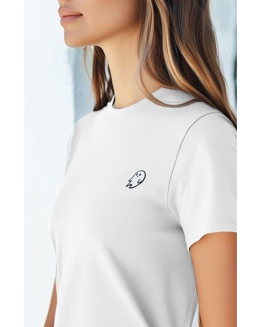 Alix White Ghost Relaxed Tee