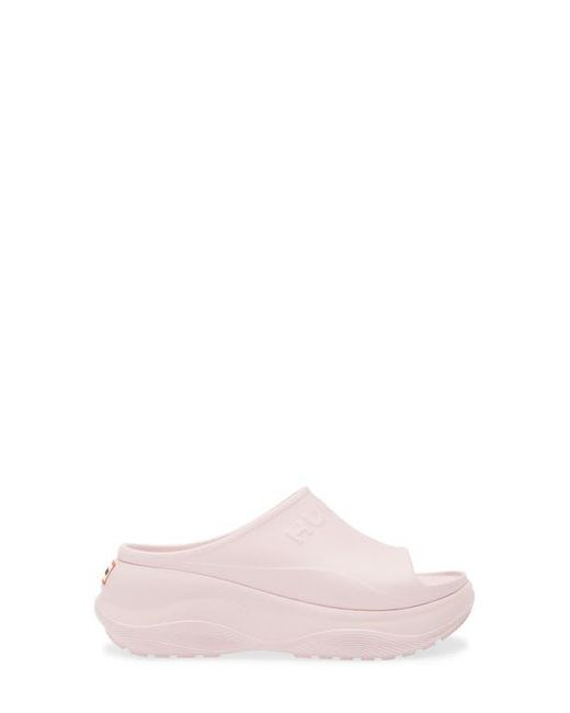Hunter Pink Haddie Platform Slide Sandal