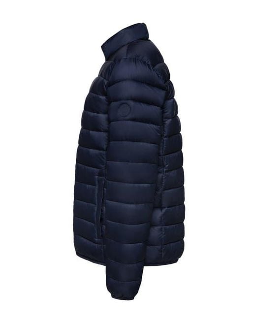 Rokka&Rolla Blue Lightweight Packable Puffer Jacket for men