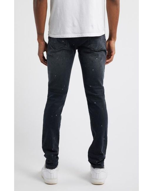 Purple Brand Reflective Paint Rip & Repair Jeans in Blue for Men