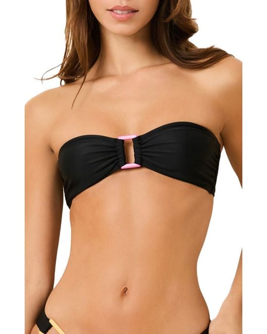 Solid & Striped Black The Tati Strapless Bikini Top