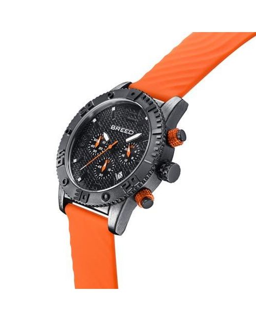 Breed Multicolor Double Agent Chronograph Watch With Date for men