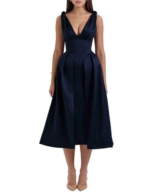 prom dresses blue ombre Off the Shoulder Dark Blue Ombre Long Prom Dresses, Ombre Blue Long Fo –  jbydress main image 1