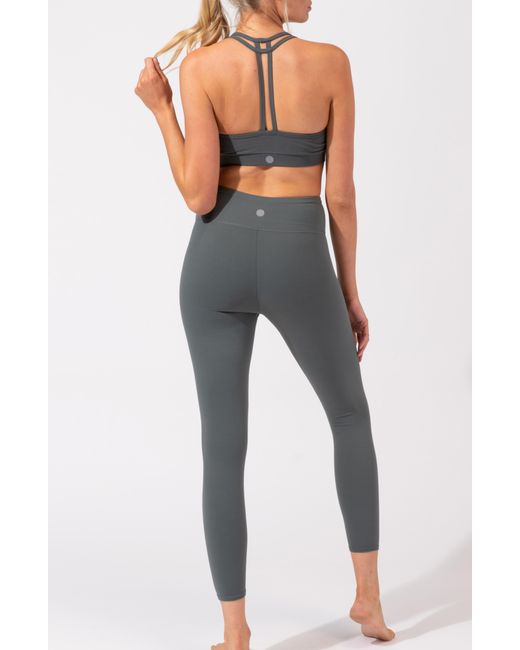 Threads For Thought Gray Claire High Waist 7/8 leggings