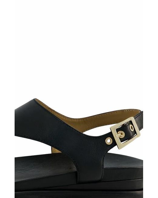 Bernardo Blue Concord Demi-Wedge Sandal