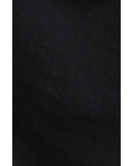 TAKAHIROMIYASHITA The Soloist Black Asymmetric One-shoulder Cotton & Silk T-shirt for men