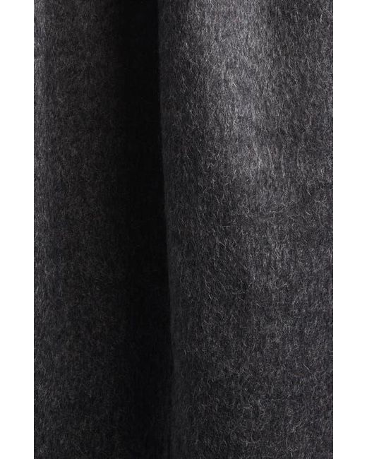 Marni Black Double Splittable Virgin Wool & Mohair Blend Coat