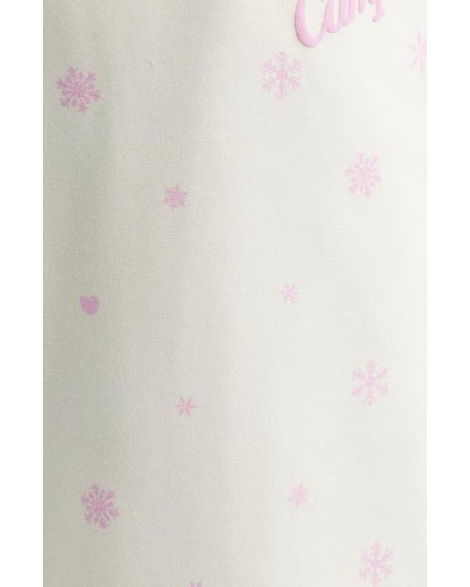 The Happy Camp3r White Flurry Core Sweatpants