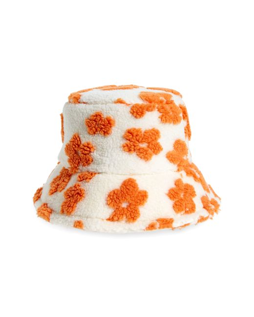 BP. Orange Fleece Bucket Hat