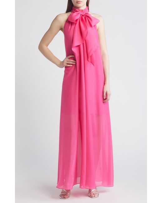 Ted Baker Pink Arikka Sleeveless Organza Maxi Dress