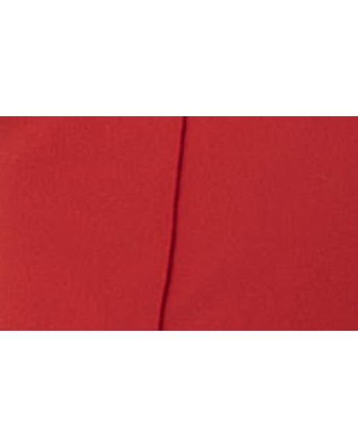 Kiyonna Red Evelyn Wide Leg Crop Jumpsuit