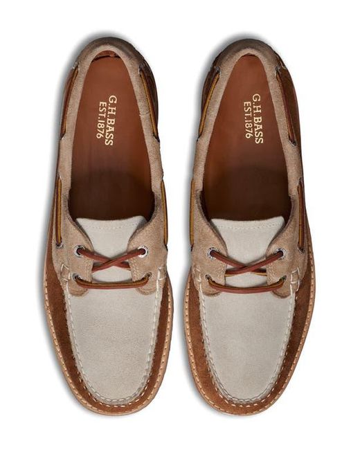 G.H. Bass & Co. Hampton Boat Shoe in Brown for Men | Lyst display picture 3