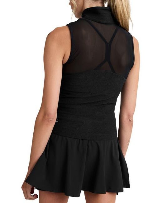 Beyond Yoga Black Venice Zip Vest