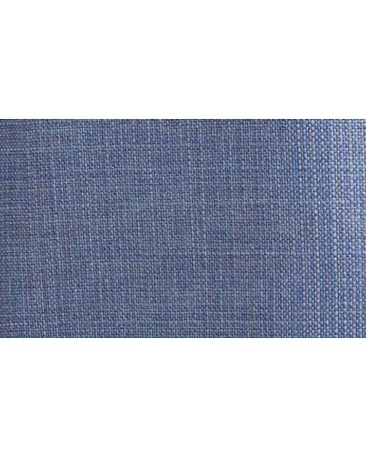 Canali Blue Kei Trim Fit Wool Sport Coat for men