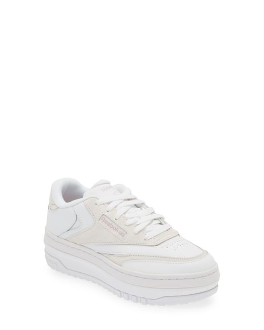 Reebok White Club C Extra Platform Sneaker