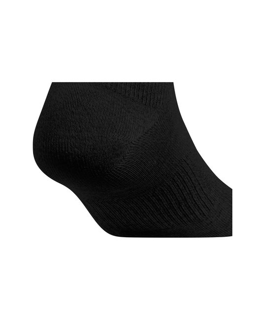 Adidas Black Assorted 6-pack Trefoil No-show Socks for men