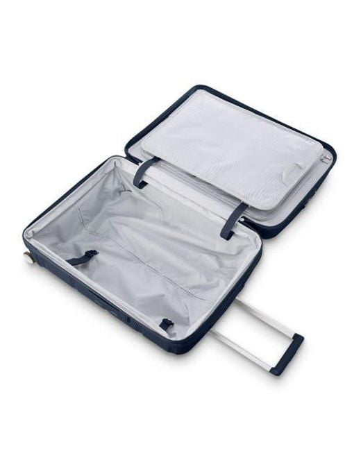 Samsonite Blue Outline Pro 28 Large Checked Spinner Luggage