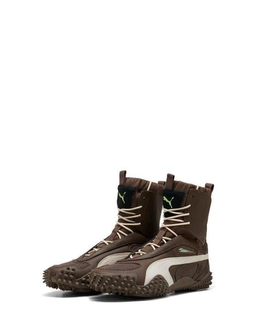PUMA Brown Mostro Mid Sneaker Boot