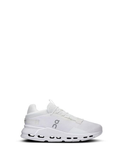 On Shoes White Cloudnova 2 Sneaker