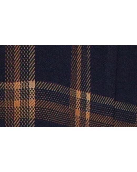 Liverpool Los Angeles Black Plaid Notched Lapel Blazer
