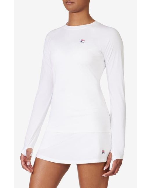 Fila Tennis Essentials Long Sleeve Top in White Lyst