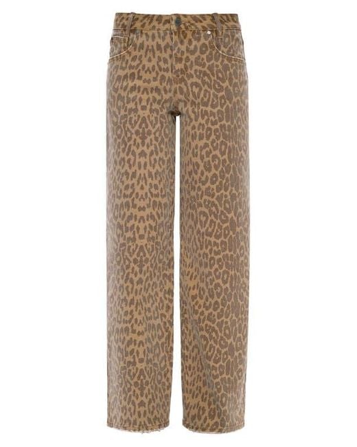 Bayeas Brown High Waist Wide Leg Jeans