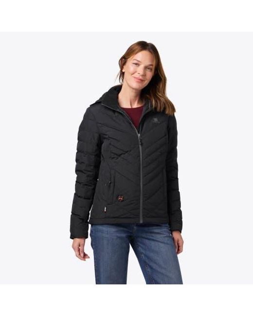 Mobile Warming Black Crest Natural Down Heated Jacket