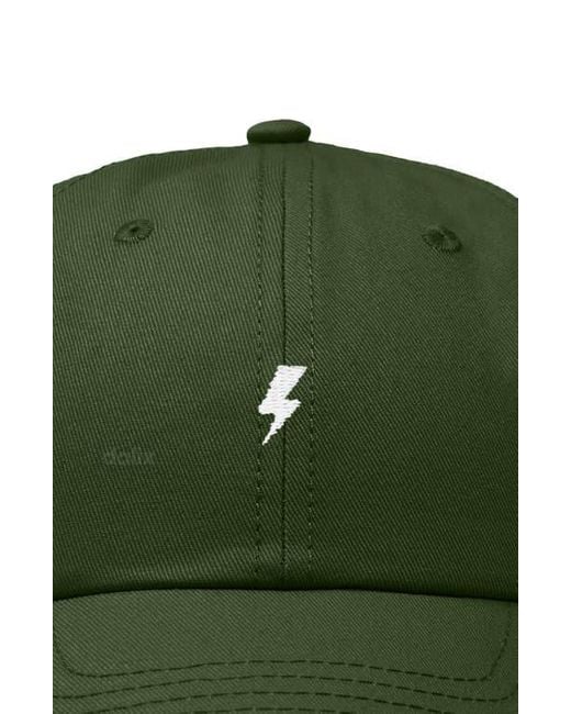 Alix Green Lil Bolt Dad Cap for men